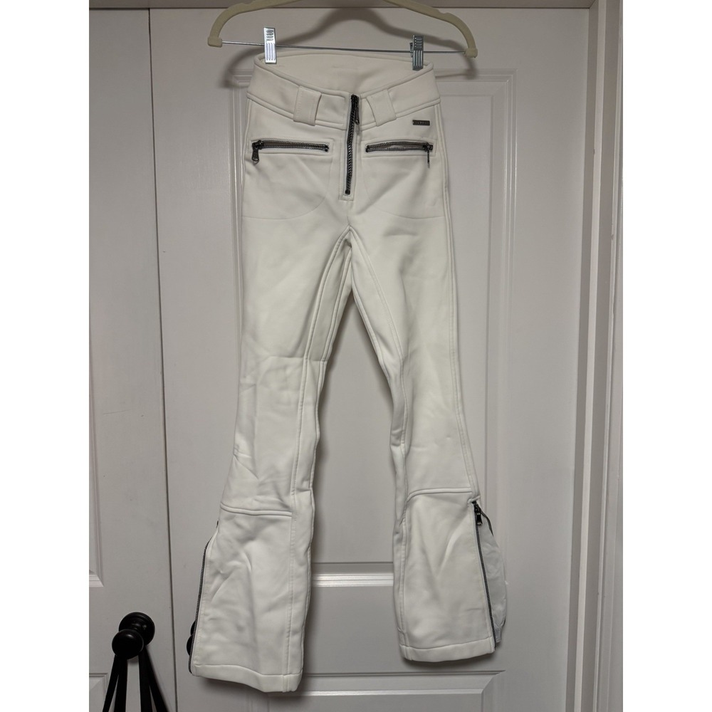 MDC Jet Softshell Ski Pants In White, Women's Size 34‎